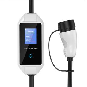 PVGREEN SOLAR 16A Portable Electric Vehicle Charger 1 Phase 3.5kw EV AC Home Charging Station