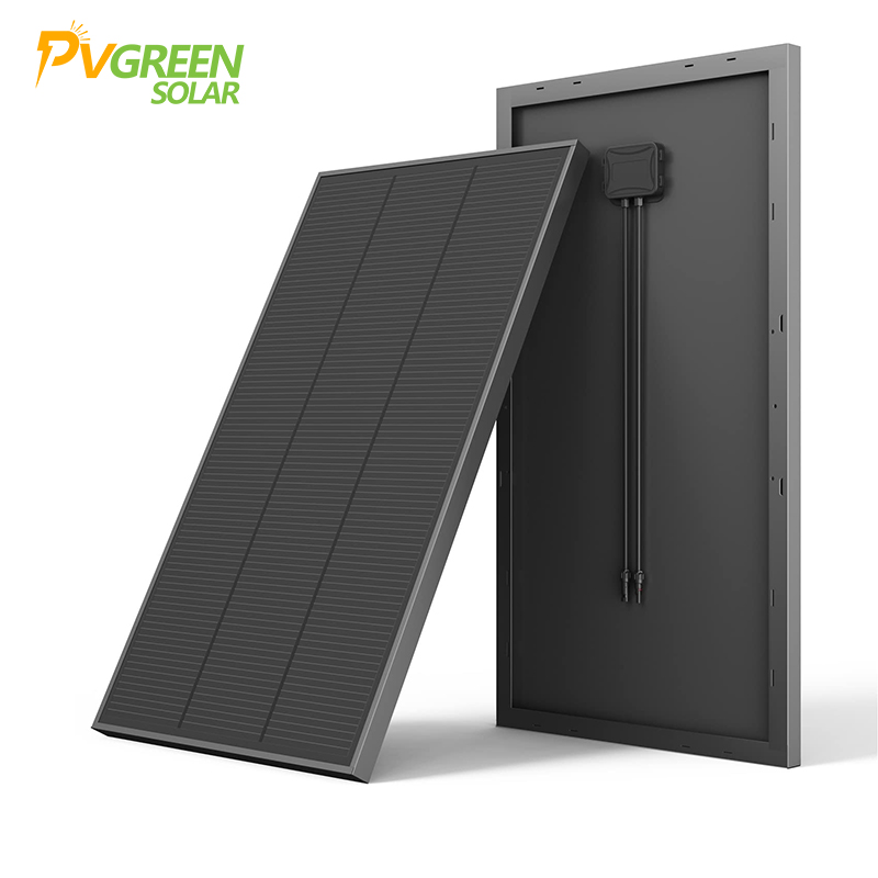 PVGREEN SOLAR 180 Watt Solar Panel + Roof Drill-Free Corner Bracket Mount for RV, Boats, Caravans, Marine, Motorhomes